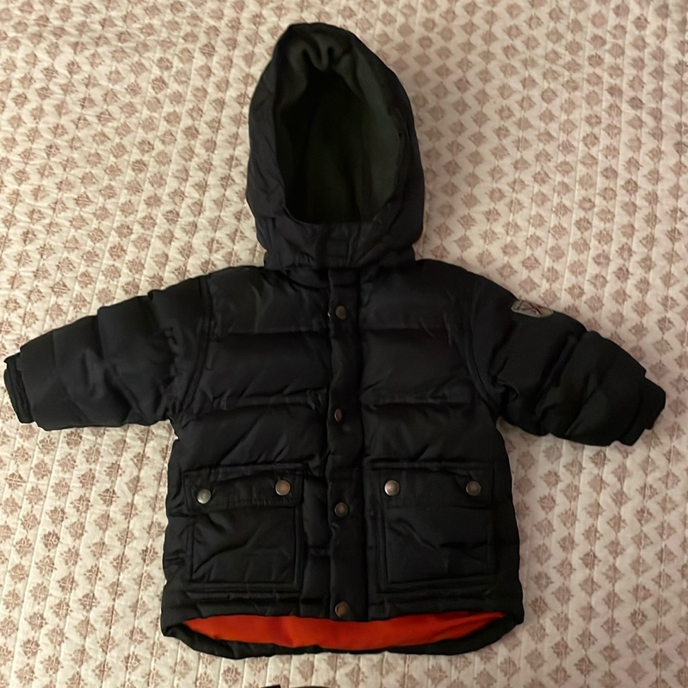 BabyGap Navy Winter Coat, detachable hood